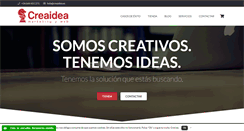 Desktop Screenshot of creaidea.es